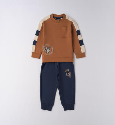Boy's sports tracksuit BEIGE