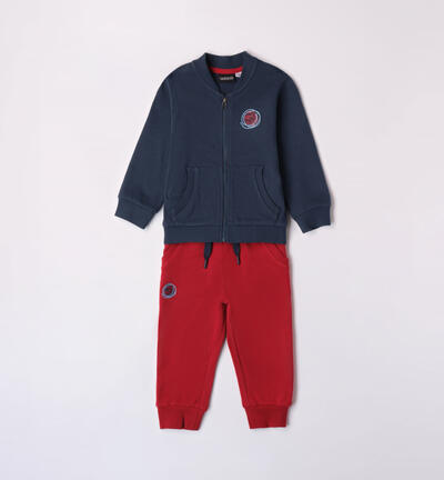 Boys' sporty tracksuit BLUE