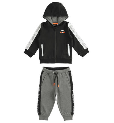 Tuta sportiva bambino invernale NERO
