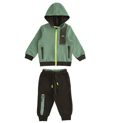 Tuta sportiva bambino invernale VERDE