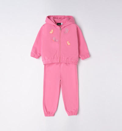 Girl's butterflies sport suit PINK