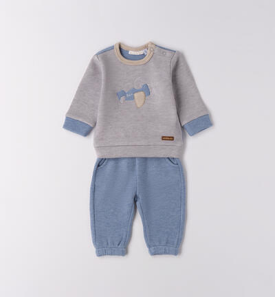 Tuta sportiva neonato GRIGIO