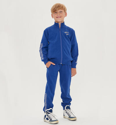 Boys' sporty tracksuit BLUE