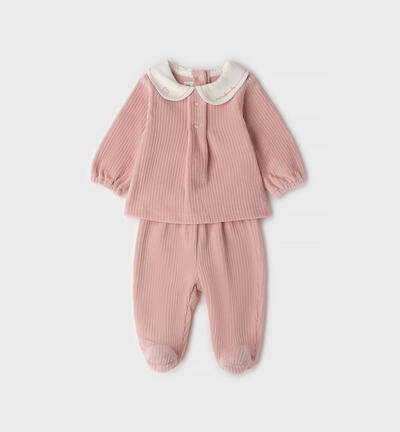Newborn baby girl's onesie PINK
