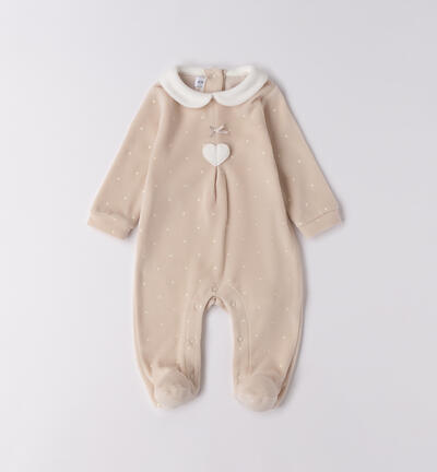 Tutina ciniglia neonata BEIGE