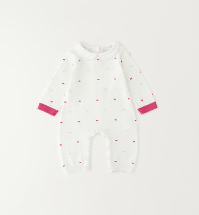 Baby girl's onesie WHITE