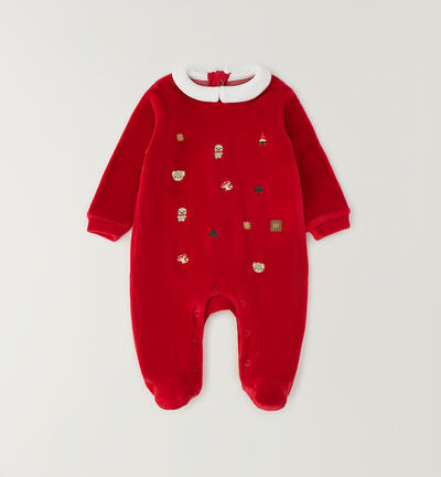 Baby Christmas Onesie RED
