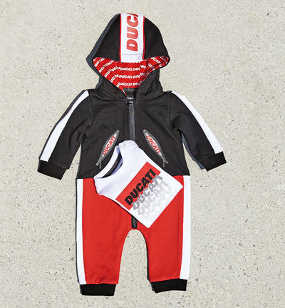 Ducati boys' babygrow BLACK