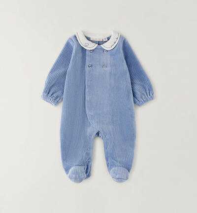 Cotton Baby Onesie LIGHT BLUE
