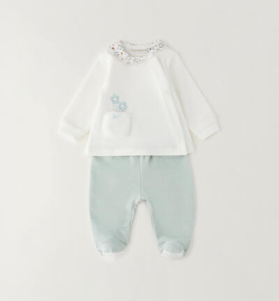 Baby girl's onesie CREAM