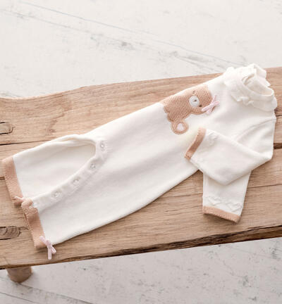 Baby girl's onesie CREAM