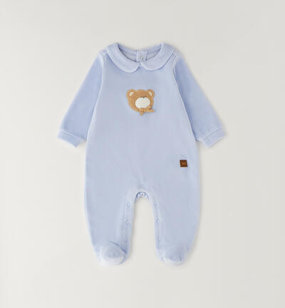 Minibanda baby romper LIGHT BLUE
