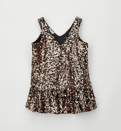 Vestito bambina con paillettes 