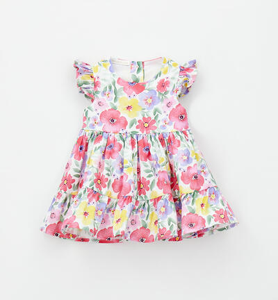 Vestito estivo neonata Minibanda FUCSIA