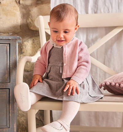 Vestito neonata Minibanda GRIGIO