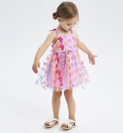 Vestito tulle bambina BIANCO