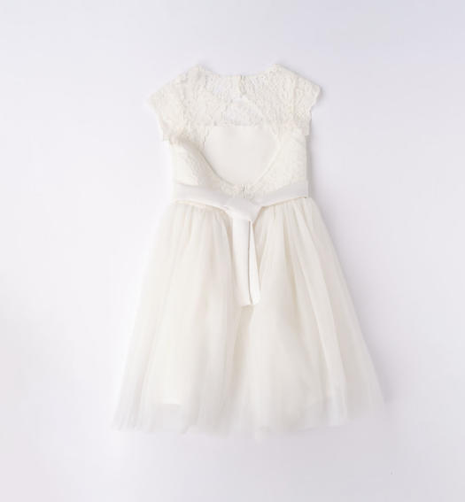 Sarabanda occasion wear tulle dress for girls from 8 to 16 years PANNA-0112