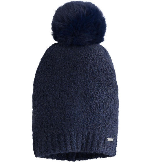Sarabanda girl s knit hat from 9 months to 8 years NAVY-3854
