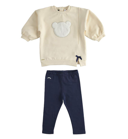 Sarabanda girl s outfit with bear from 9 months to 8 years GESSO-0214