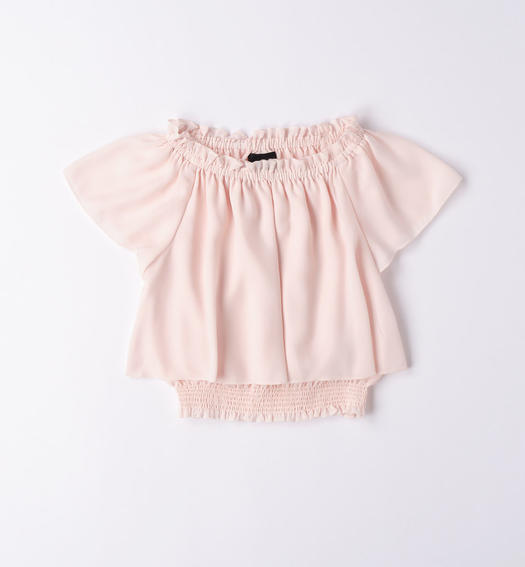 Sarabanda elegant shirt for girls from 8 to 16 years ROSA CIPRIA-2621