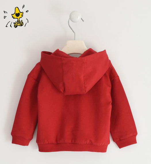 Sarabanda girl s Peanuts capsule sweatshirt with zip from 9 months to 8 years ROSSO-2253