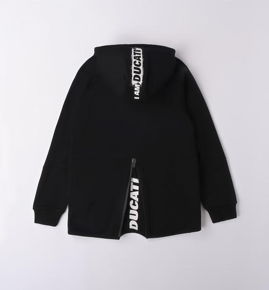 Felpa Ducati 100% cotone bambino da 3 a 16 anni NERO-0658
