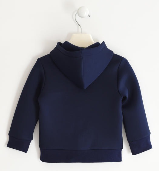 Neoprene hooded sweatshirt for boy from 6 months to 7 years Sarabanda NAVY-3854