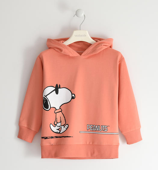 Sarabanda girl s Snoopy sweatshirt with hood from 8 to 16 years CORALLO-2126