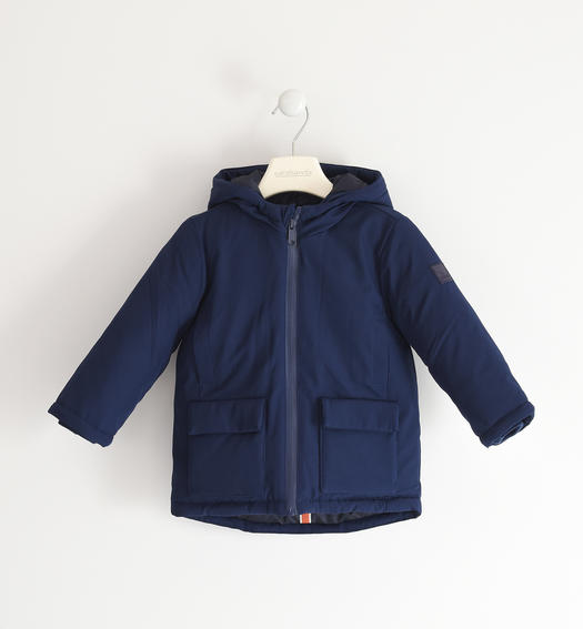 Sarabanda boy s jacket with hood from 9 months to 8 years NAVY-3854
