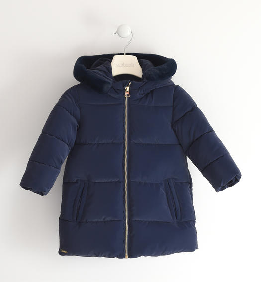 Sarabanda girl s long jacket from 9 months to 8 years NAVY-3854