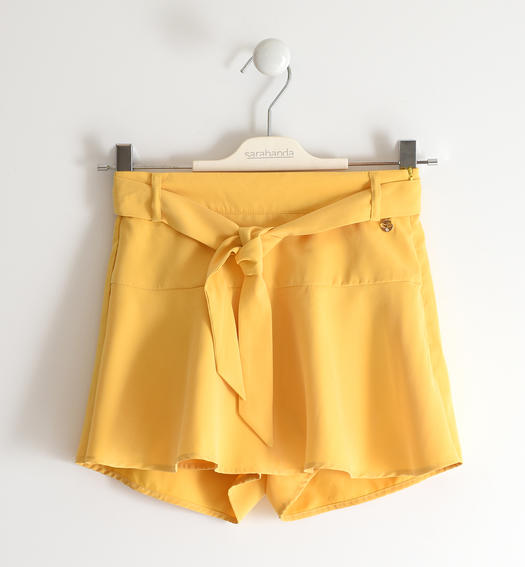 Sarabanda girl¿s divided skirt from 8 to 16 years GIALLO-1626