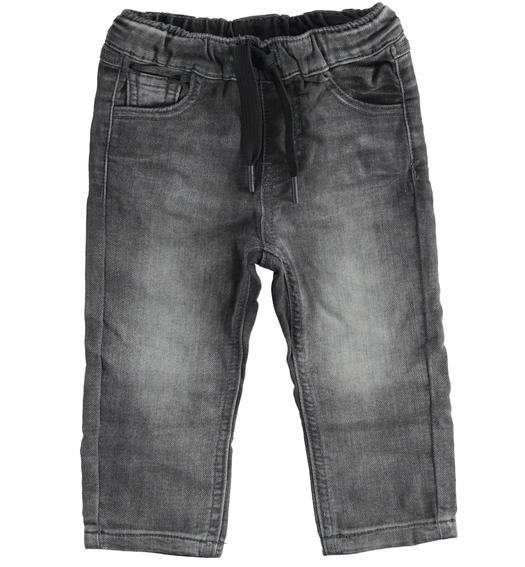 Sarabanda boy s drawstring jeans from 6 months to 8 years NERO-7991