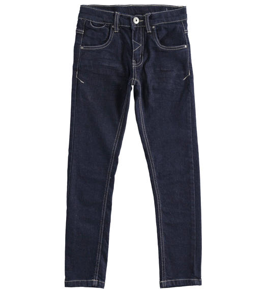 Sarabanda boys  jeans in organic cotton stretch denim from 8 to 16 years BLU-7750
