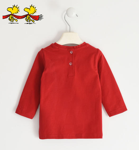 Sarabanda girl s Peanuts capsule, Christmas t-shirt from 9 months to 8 years ROSSO-2253