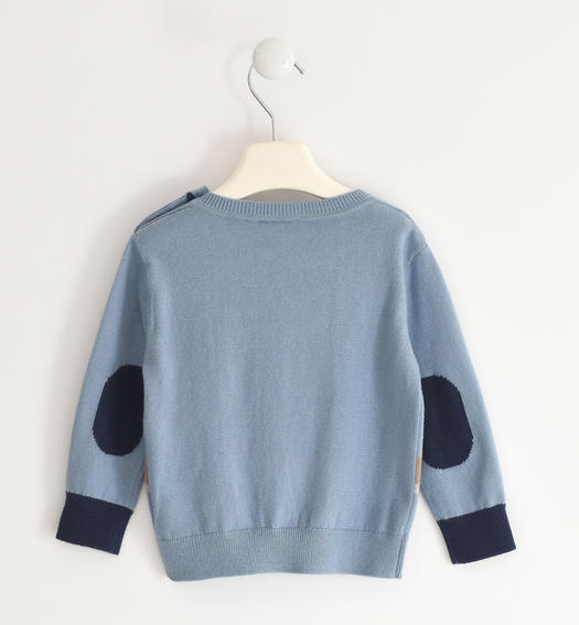 Sarabanda boy s knit sweater from 9 months to 8 years AZZURRO-3922
