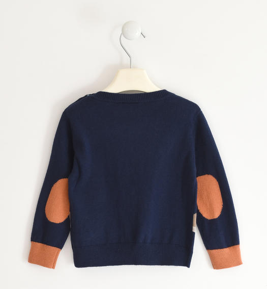 Sarabanda boy s knit sweater from 9 months to 8 years NAVY-3854