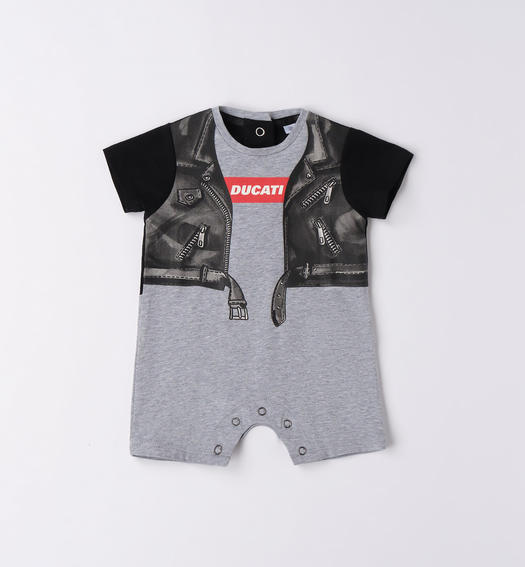 Pagliaccetto Ducati per neonato da 3 a 24 mesi GRIGIO MELANGE-8992