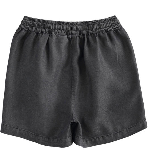 Sarabanda girl shorts in 100% lyocell from 8 to 16 years NERO-7990