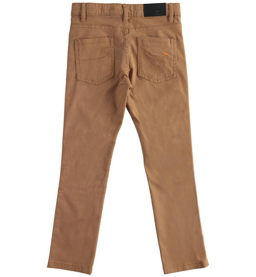 Five-pocket stretch twill trousers for boy from 6 to 16 years Sarabanda AVION-0818