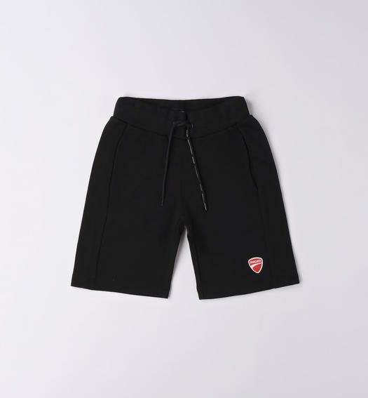 Pantalone corto bambino Ducati da 3 a 16 anni NERO-0658