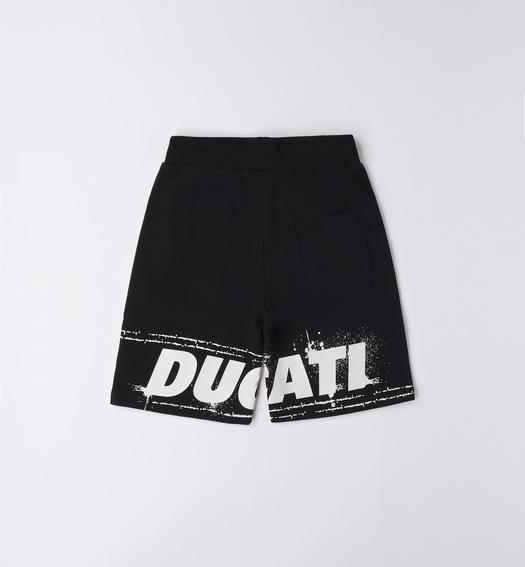Pantalone corto bambino Ducati da 3 a 16 anni NERO-0658