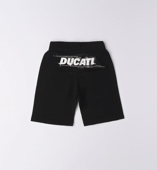 Pantalone corto bambino Ducati da 3 a 16 anni NERO-0658