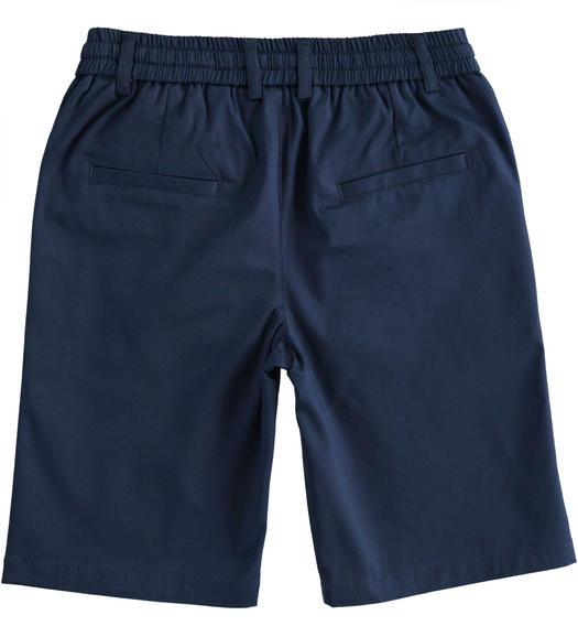 Sarabanda regular fit short trousers for boys from 8 to 16 years NAVY-3854