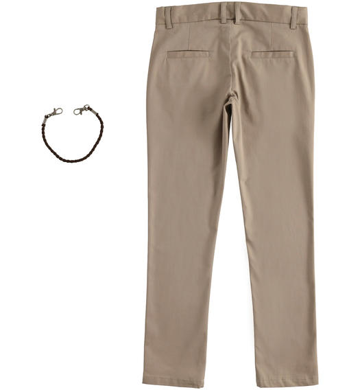 Sarabanda long trousers with key ring for boys from 8 to 16 years FANGO-0526