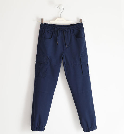 Sarabanda cargo model boy¿s trousers from 8 to 16 years NAVY-3854