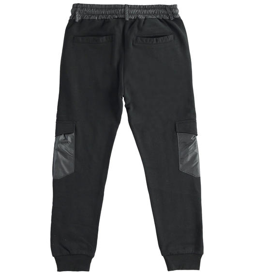 Sarabanda boy s cargo style pants from 8 to 16 years NERO-0658
