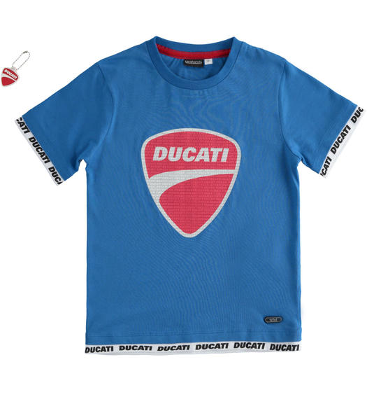 100% cotton Sarabanda meets Ducati boy¿s t-shirt from 3 to 16 years old ROYAL-3737
