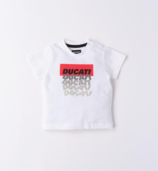 T-shirt bimbo Ducati da 3 a 24 mesi BIANCO-0113