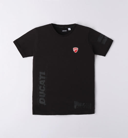 T-shirt stampe Ducati bambino da 3 a 16 anni NERO-0658