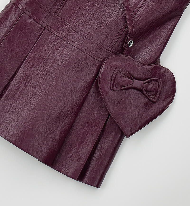 Abito bambina con borsa GRAPE WINE-3055